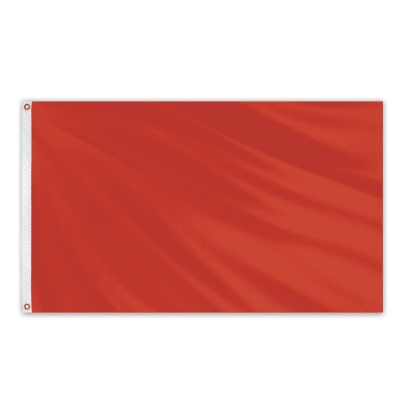 Solid Color Outdoor Nylon Flag 3' x 5' - Rust